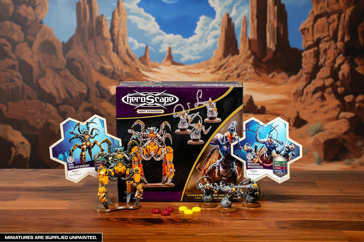 Renegade Game Studios Heroscape Army Expansion: Iron Lich & Wraithriders