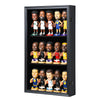Zmiky Bobblehead Display Case Action Figure Display Case Bobble Head Shadow Box Wall Cabinet for 15 Figurines Display with Lockable Anti Fade Uv
