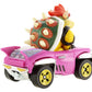 Hot Wheels GBG31 Mario Kart 1:64 Die-Cast Bowser with Badwagon Vehicle,Multicolour