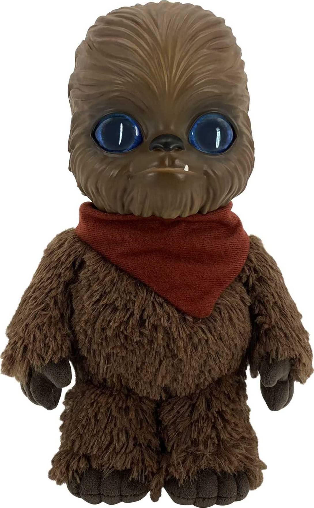 Mattel Star Wars Galactic Pals Plush Toy, Wookiee 11-inch Soft Doll Set with Carrier & Personality Profile Card for Personalized Experience