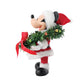 Department 56 Possible Dreams Disney Mickey Mouse Holly Jolly Wreath Figurine, 6.75 Inch, Multicolor