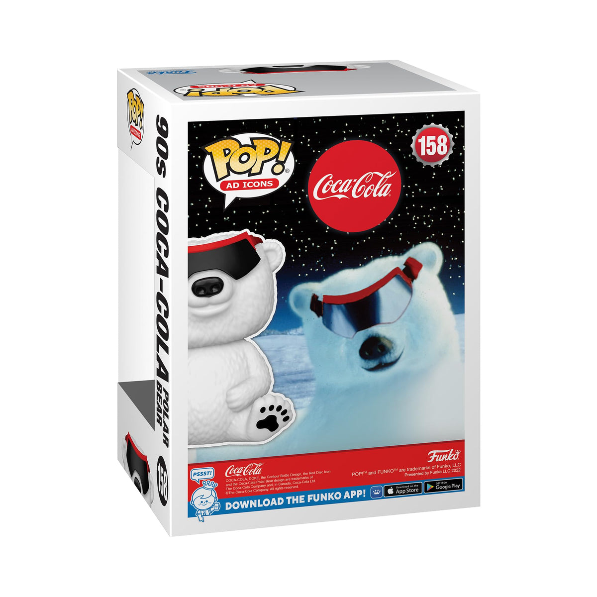 Funko Pop! Ad Icons: 90's Coca-Cola Polar Bear Flocked