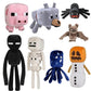 XSLWAN 8Pack Snow Golem Plush, Enderman Plush, Baby Wolf, Baby Pig, Spider, bat, Skeleton Shooter, Squid Stuffed Animals Toys?Great Gift for Children
