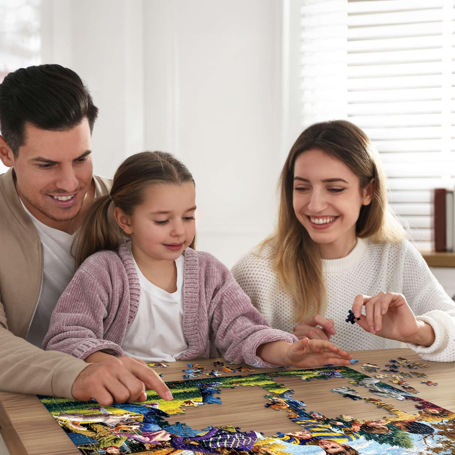 Boardwalk Fall Football 500 Piece Jigsaw Puzzle Backyard Sports Family Puzzles with Premium Box, Gift for Adults and Family 16"x20"