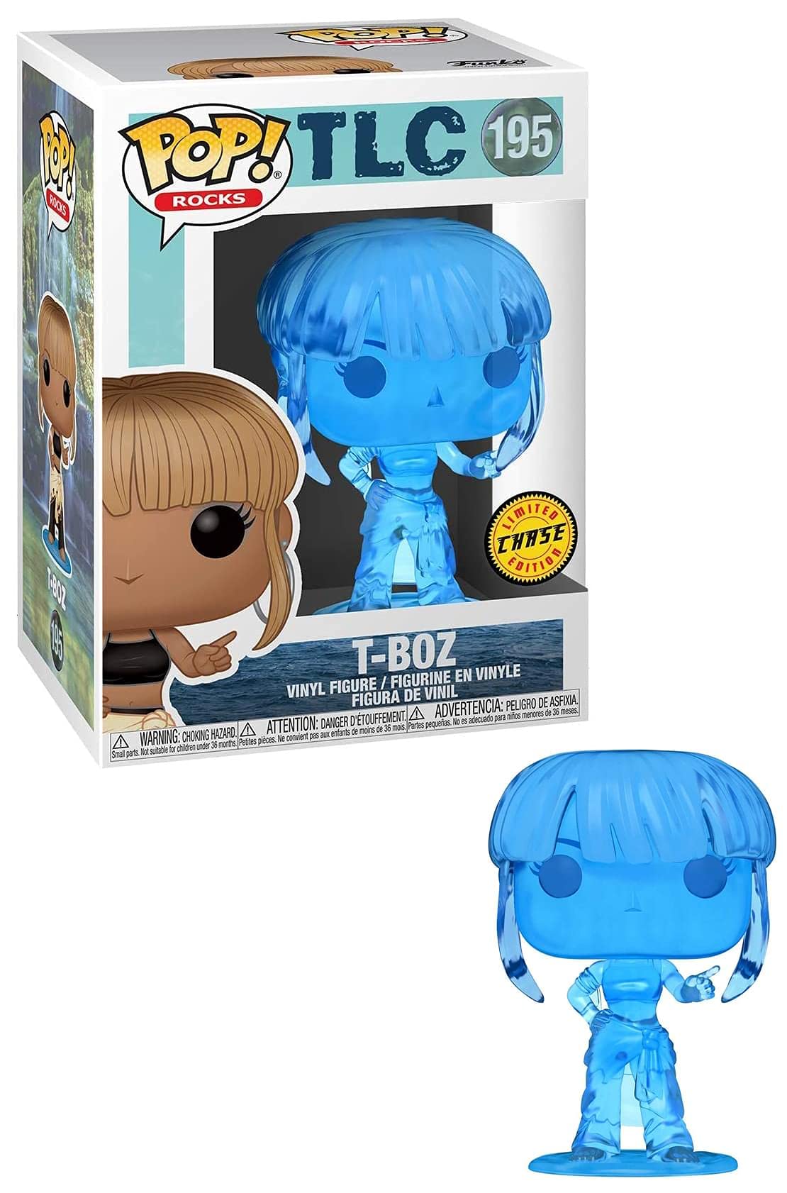 Funko Pop! Rocks: TLC - T-Boz (Styles May Vary), Multicolor