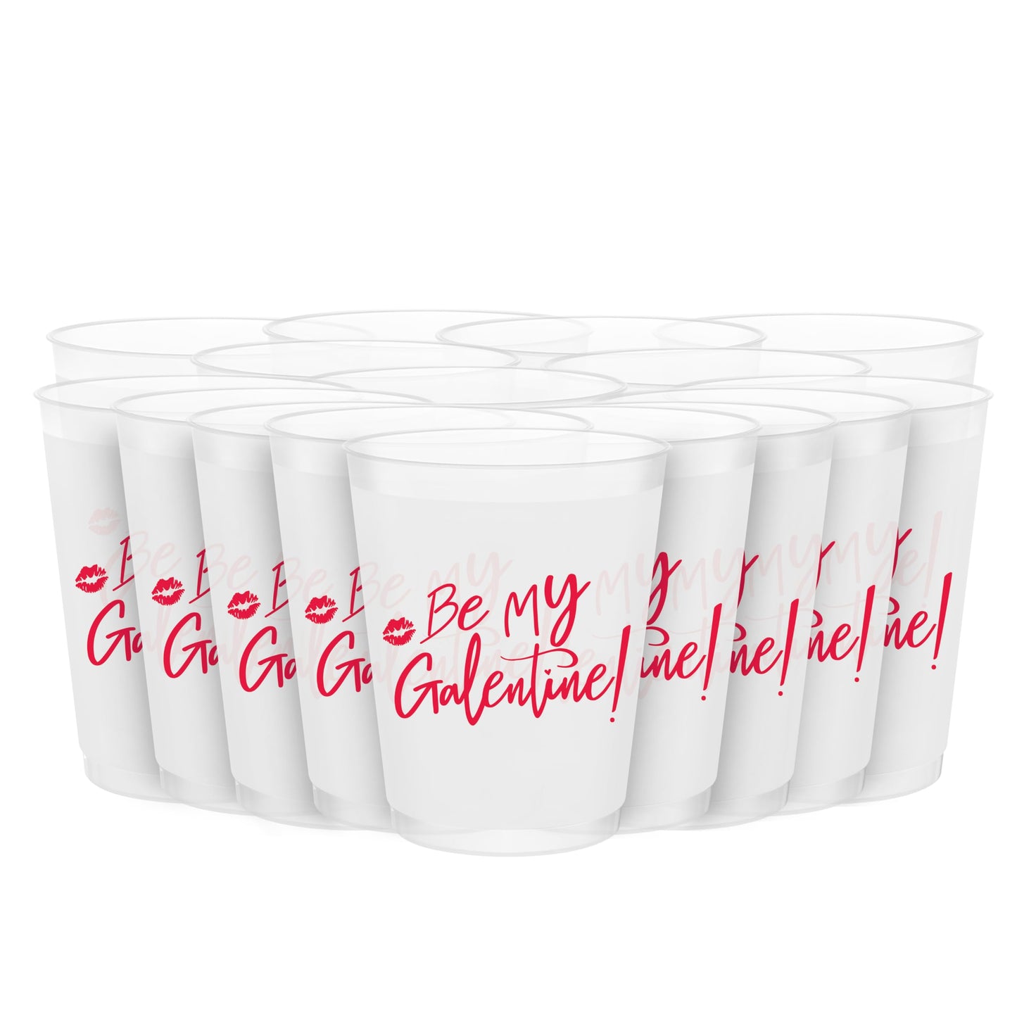 Aisosiks Be My Galentine Cups, Happy Galentines Day Cups, Happy Galentine’s Day Party Decorations, Girls Ladies Galentines Day Decorations, Valentines