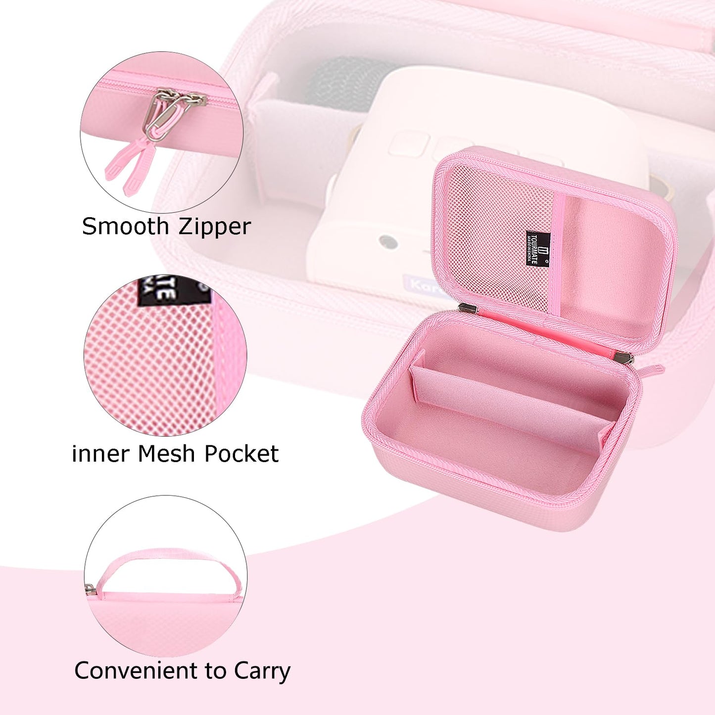 Tourmate Hard Storage Case for YLL Kids/Webspidee/SECULEAD/TAEMVV/NOTOKA/Jeefu Karaoke Machine,Oxford Travel Case for Portable Bluetooth Speaker (Only