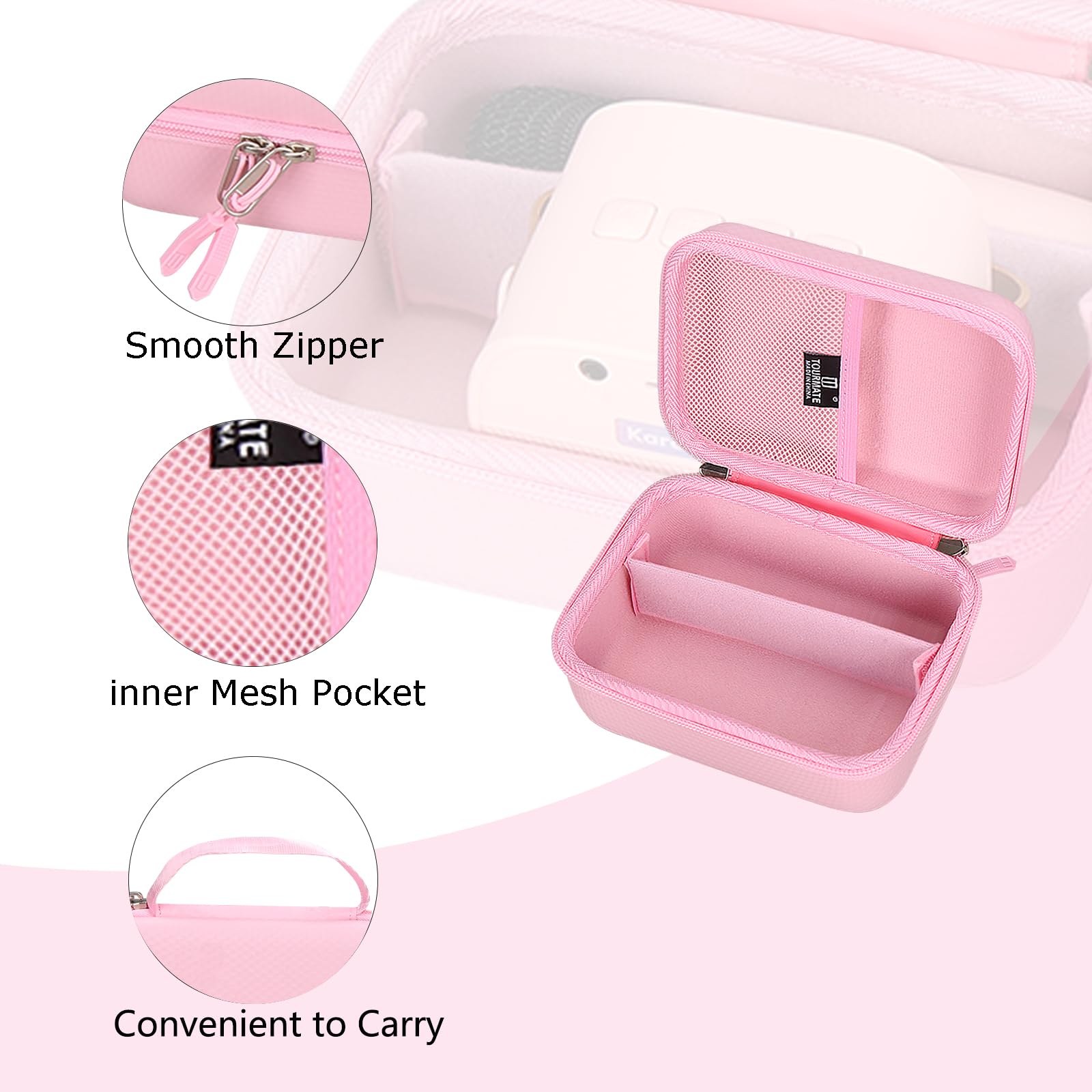 Tourmate Hard Storage Case for YLL Kids/Webspidee/SECULEAD/TAEMVV/NOTOKA/Jeefu Karaoke Machine,Oxford Travel Case for Portable Bluetooth Speaker (Only