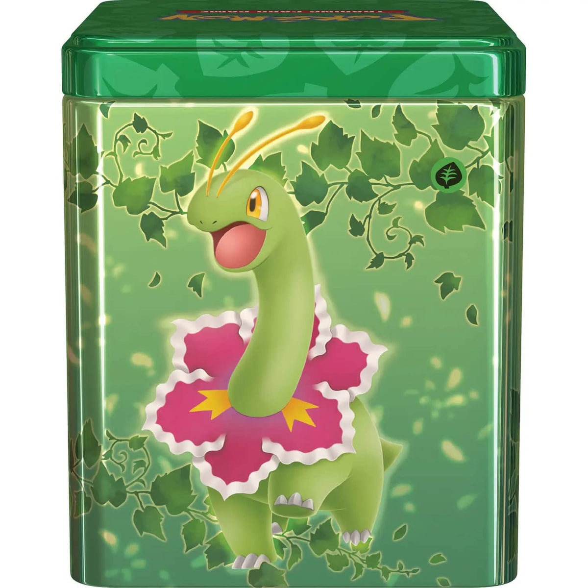 Pokemon TCG: Grass Stacking Tin (3 Booster Packs & Coin)
