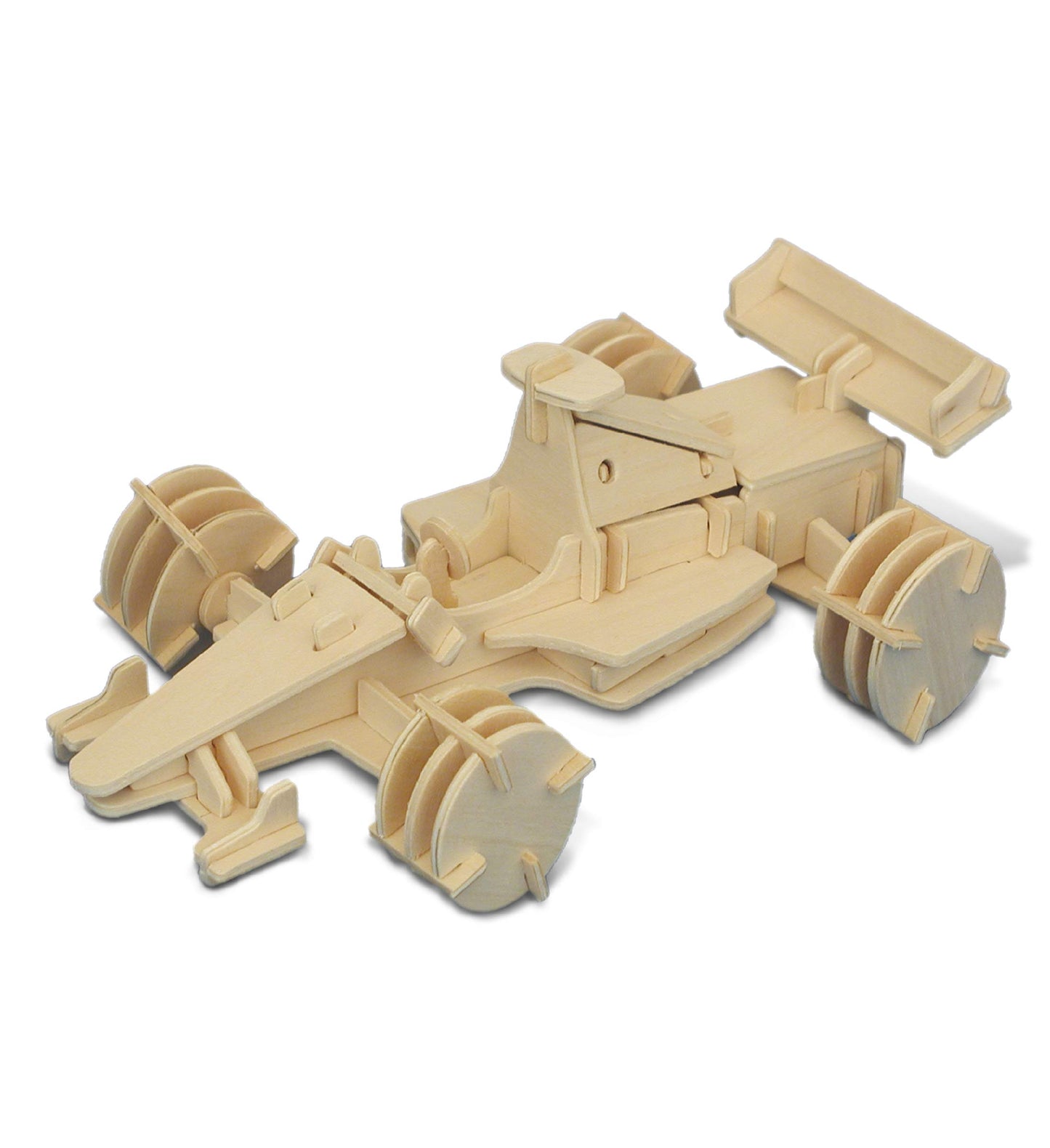Puzzled Formula 1 3D Natural Wood Puzzle (91 Piece)
