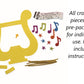 Fun Express Praise The Lord David's Harp Craft Kit - Church Sunday School VBS 2026 Children's Craft Supplies Bible Verse Project - Makes 12