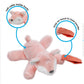 Carter's Fawn Plush Rattle with Loop Teether for Infants and Babies