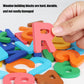 Alphabet Puzzle Toy, Numbers and Alphabets Flash Cards Set for 4 Year Old