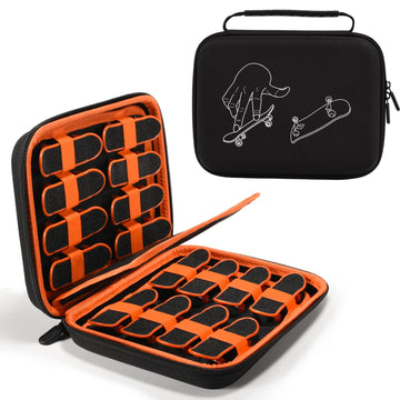 Klawdsky Fingerboard Case for Teck Deck Ultra DLX Finger Skateboards, Storage Case Compatible with 16pcs Mini Skateboards
