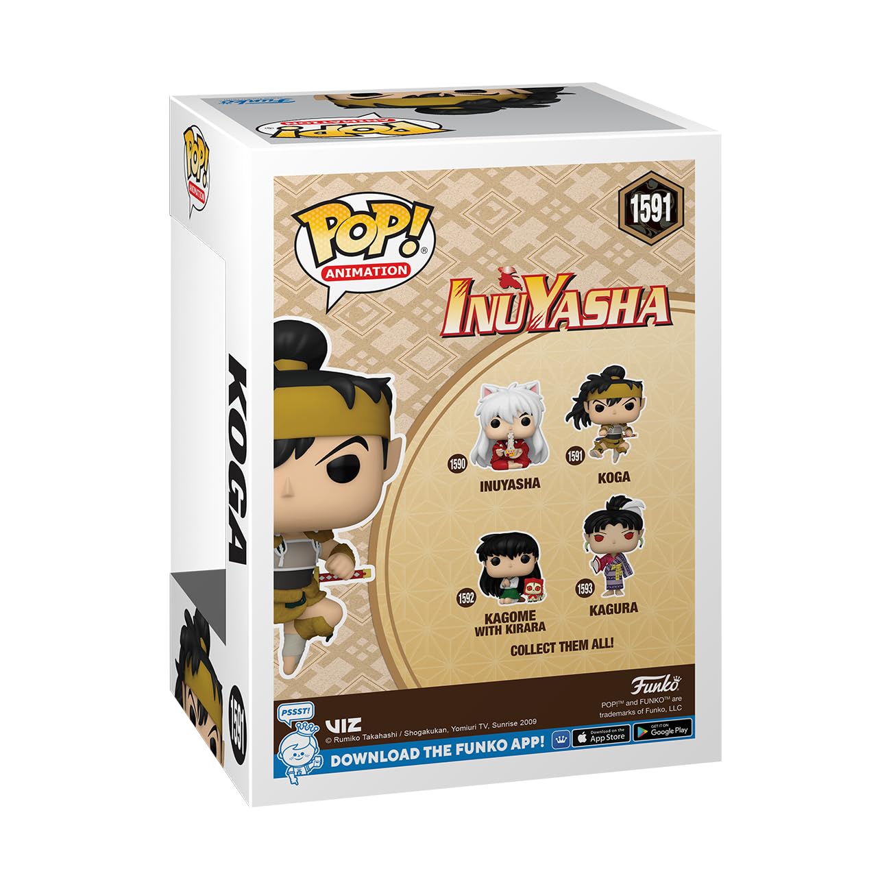 Funko POP! Animation: Inuyasha - Koga - Collectable Vinyl Figure - Gift Idea - Official Merchandise - for Kids & Adults - Anime Fans - Model Figure