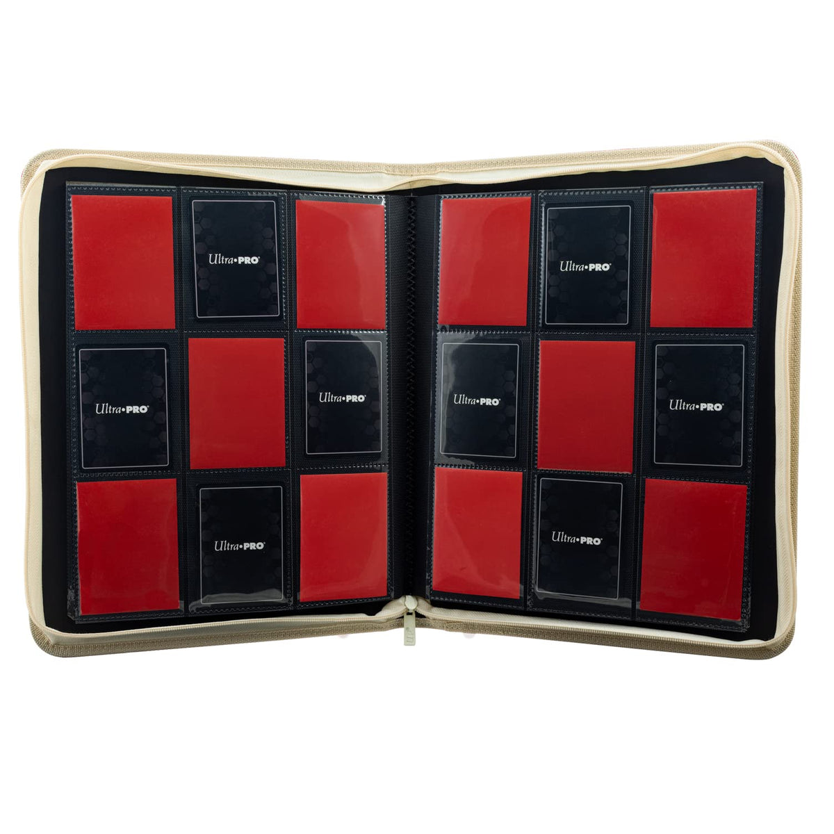 Ultra Pro ULP15934 9 Pocket Deluxe Vivid Red Pro-Binder