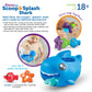 Learning Resources Steve the Scoop & Splash Shark, 7 Pieces, Ages 18 Months+, Toddler Bathtub Toys, Pool Activities for Boys and Girls, Water Games