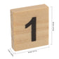 ZEONHAK 1200 PCS Small Wooden Number Tiles, Mini Wooden Number Symbol for DIY Craft, Home Decoration, Math Practise, 0.8 x 0.7 x 1/5 Inch