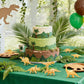 BOLZRA Metallic Gold Plastic Dinosaurs Figurine Toys, 12PCS Golden Dinosaur Figures for Boys Girls, Baby Shower, Bridal Shower Decorations, Kids Dino