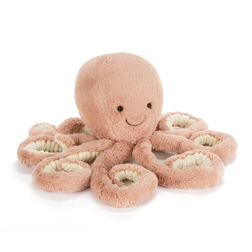 Jellycat Odell Octopus Stuffed Animal, Large 18.5 inches - Ocean and Sea Plush Toy - Classic Children's Gift