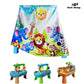 Oxford 600D Durable Waterproof Cover, Anti-UV Dust Proof Kids Water Table Cover, Cute Colorful Vibrant Design, Includes Bag