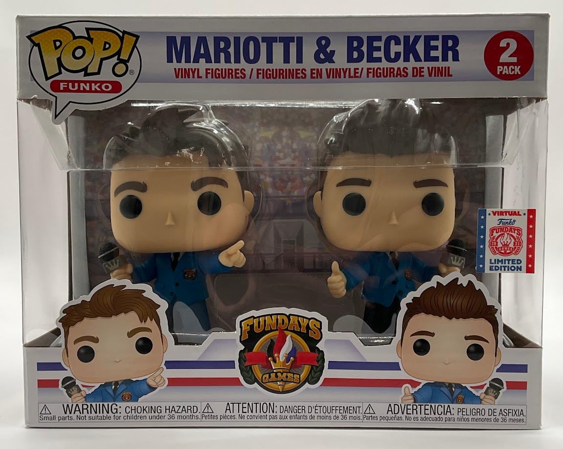 POP! Fundays Games: Mariotti and Becker 2 Pack - Fundays 2021 Limited Edition