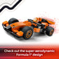 LEGO City F1 Driver with McLaren Race Car Toy - Model Car Building Toy Kit for Kids, Boys and Girls, Ages 6+ - F1 Collectible for Fans - with a Driver
