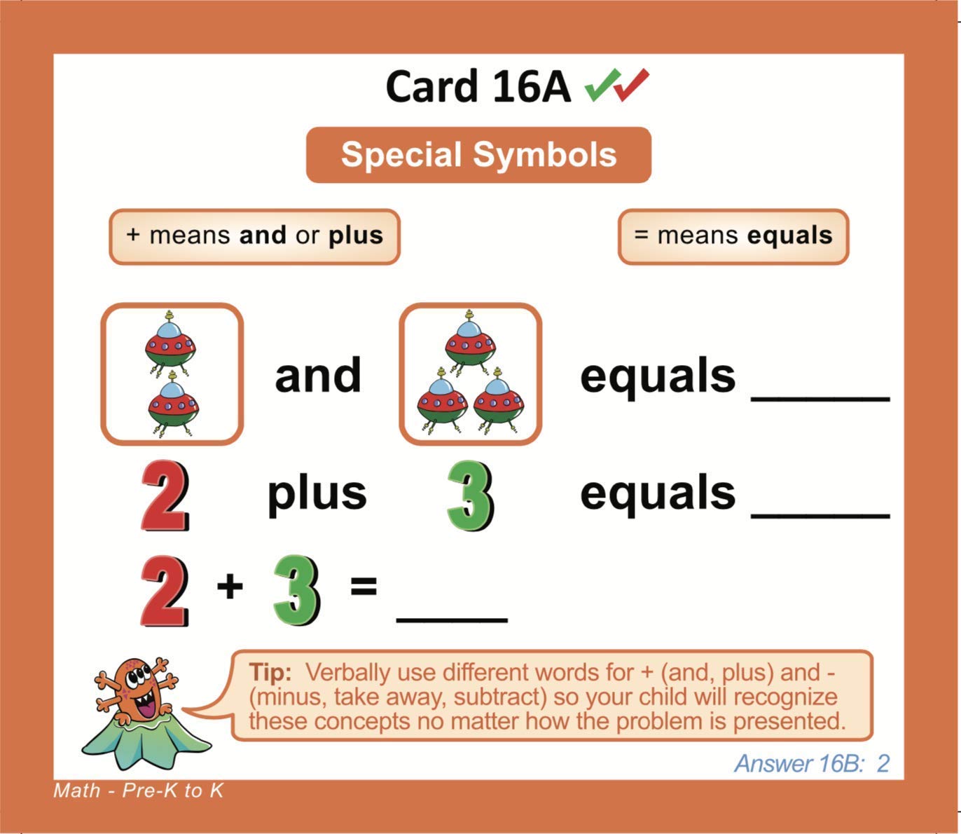 TestingMom.com Gifted Learning Flash Cards Math Concepts for Pre-K to Kindergarten Addition, Subtraction, Counting, & More for CogAT, Iowa Test, NNAT