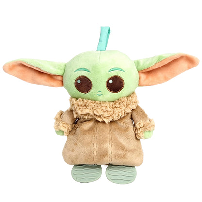 Kids Preferred Star Wars: The Mandalorian Grogu On The Go Sensory Toy - with Teether, Crinkle Sounds, Tactile Ribbons, On The Go Strap, for Ages 0