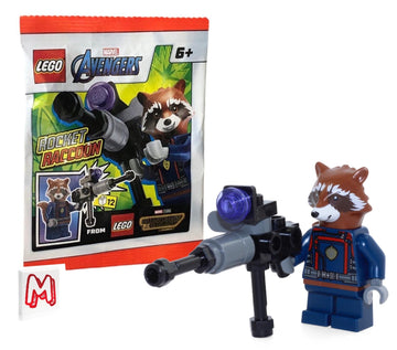 LEGO Super Heroes Guardians of The Galaxy Vol. 3 Minifigure - Rocket Raccoon with Blaster