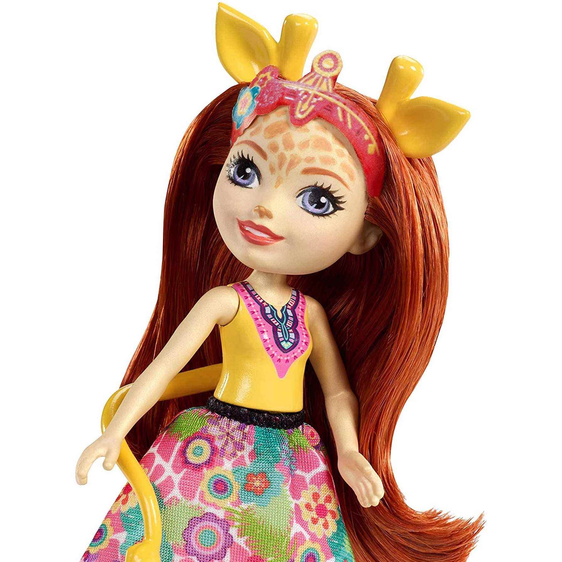 Mattel Enchantimals Doll with Giraffe She Can Ride!