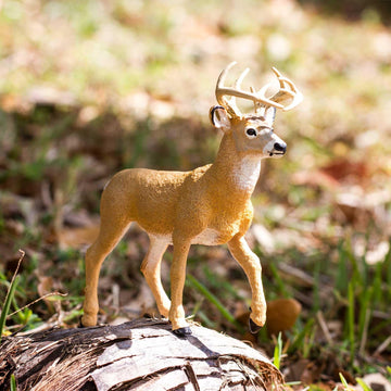 Safari Ltd. Whitetail Buck Figurine - Realistic 7.25" Wildlife Figure - Educational Toy for Boys, Girls, & Kids Ages 1+