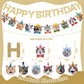 Cat Happy Birthday Banner - Cat Party Decorations, Party Supplies Sign