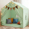 Little Dove Kids Play Tent with Star Lights & 2 Windows, Large Reading Nook & Playhouse for Indoor & Outdoor Use, Play Tent for Boys & Girls
