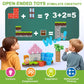 Mzyxxel Magnetic Blocks 100 PCS Magnetic Building Blocks, 3+ STEM Montessori Sensory Toys, Magnetic Cube for for 3 4 5 6 7 8 9 10 11 12 8-12 Years Old