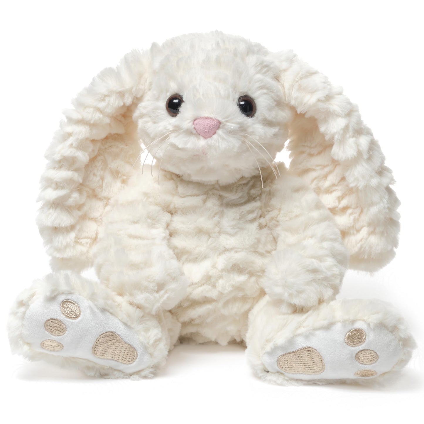 Bearington Creamy The Easter Bunny Stuffed Animal - 10" Soft Plush Rabbit Toy with Fluffy Fur - Adorable Toy Bunny with Cuddly Design - Cute Easter