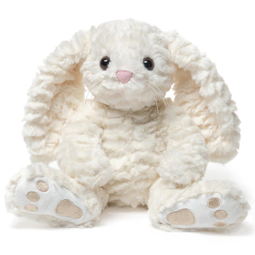 Bearington Creamy The Easter Bunny Stuffed Animal - 10" Soft Plush Rabbit Toy with Fluffy Fur - Adorable Toy Bunny with Cuddly Design - Cute Easter
