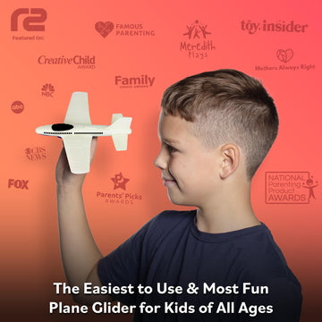 Airplane Toy Foam Glider: Airplane Toys For 3 Year Old & Airplanes For Kids 2-4 Toy Airplane For Boys&GirlsFoam Model Plane & Planes Air Plane Toy