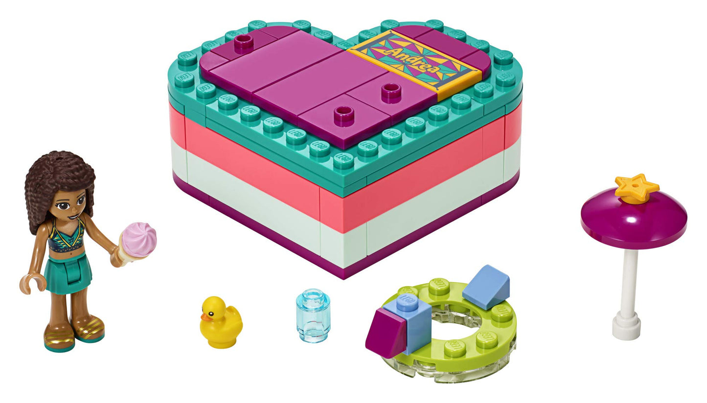 LEGO Friends Andrea’s Summer Heart Box 41384 Building Kit, New 2019 (83 Pieces)