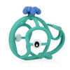 Nuby Chewy Chums All Silicone Soothing Teether, Whale - 3M+