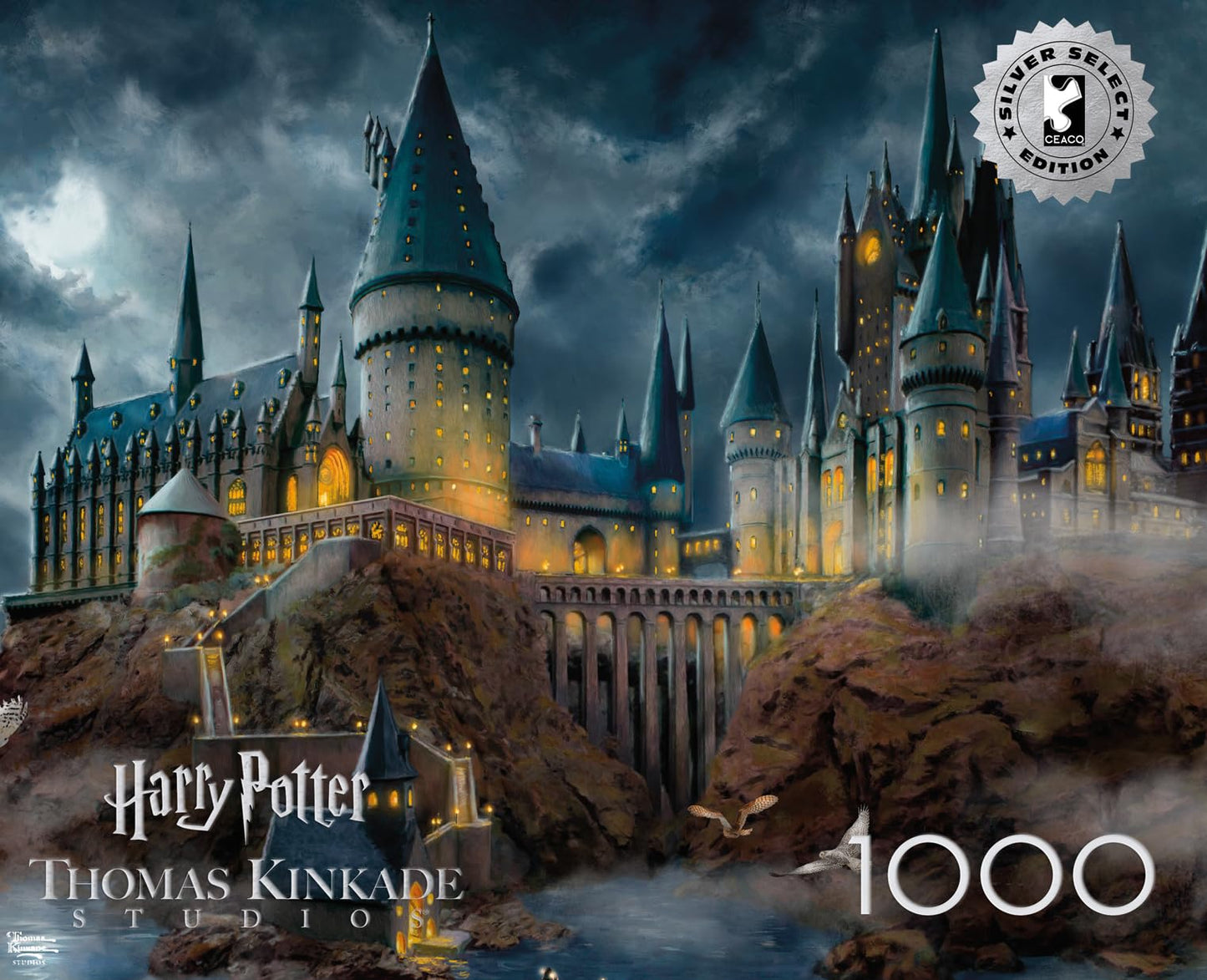 Buffalo Games - Harry Potter Hogwarts Castle - 1000 Piece Puzzle for Adults