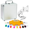 Yinlo Mexican Train Domino Set, Double 12, 91 Tiles, Colored Dots