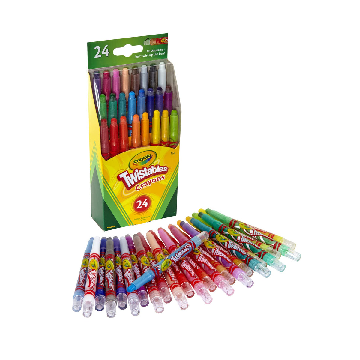 Crayola 52-9724 Mini Twistables Crayons 24 Piece Assortment
