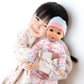 Little Darlings: 19" Cuddle Baby - Pink Kitty - Talking Baby Doll Set w/Accessories, Makes 6 Different Baby Sounds