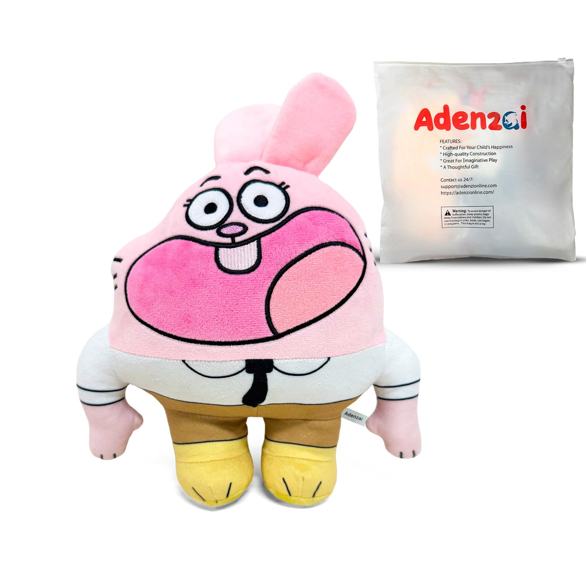 The Amazing World of Plush Toy, Soft Stuffed Animal, Collectible Character Figure (Style 4)