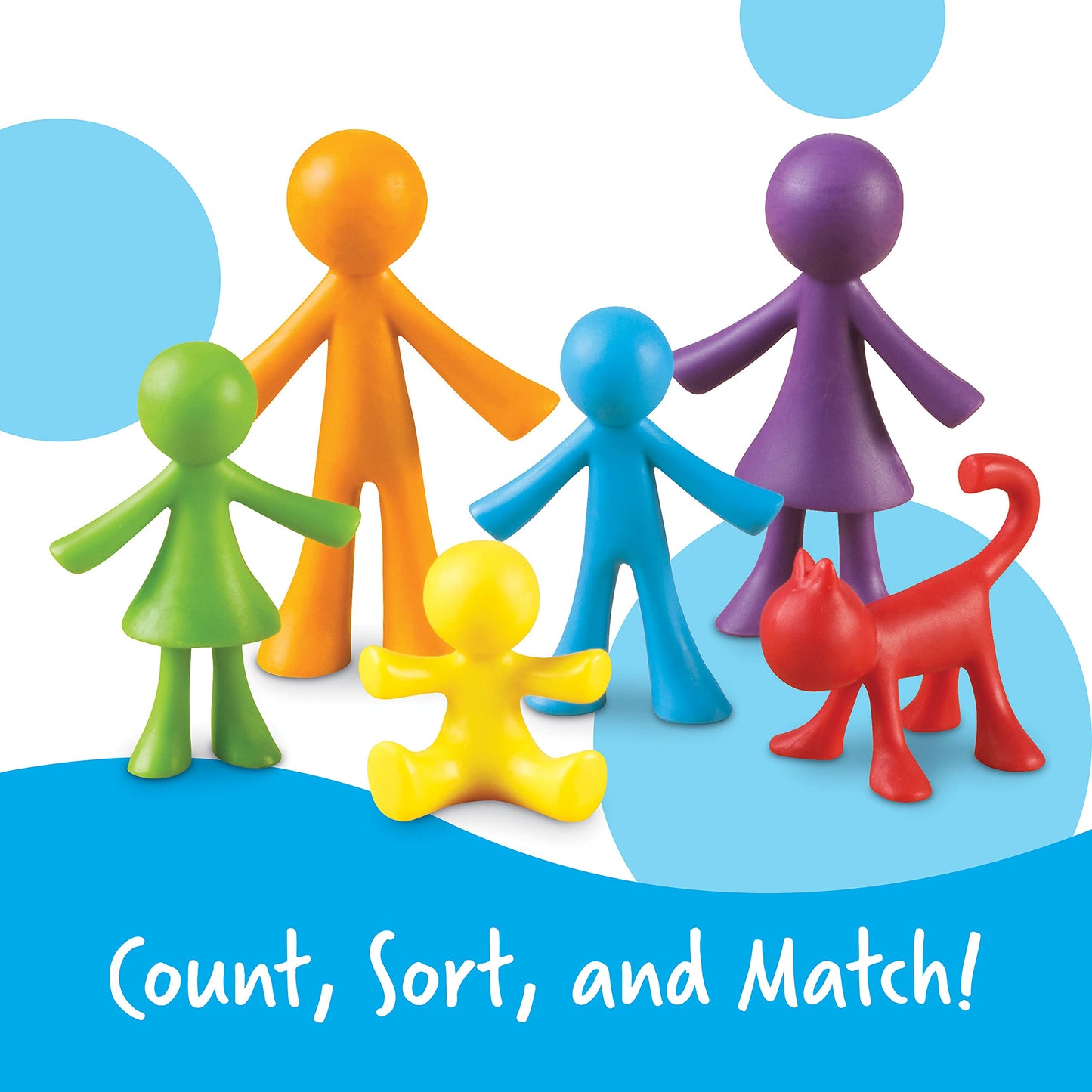 Learning Resources All About Me Family Counters - Toddler Sensory Toys, Preschool Activities, Classroom Must Haves, Math Manipulatives, Social