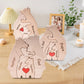 Personalized Wooden Bear Puzzle Family Name Sculpture Wooden Decor Gift