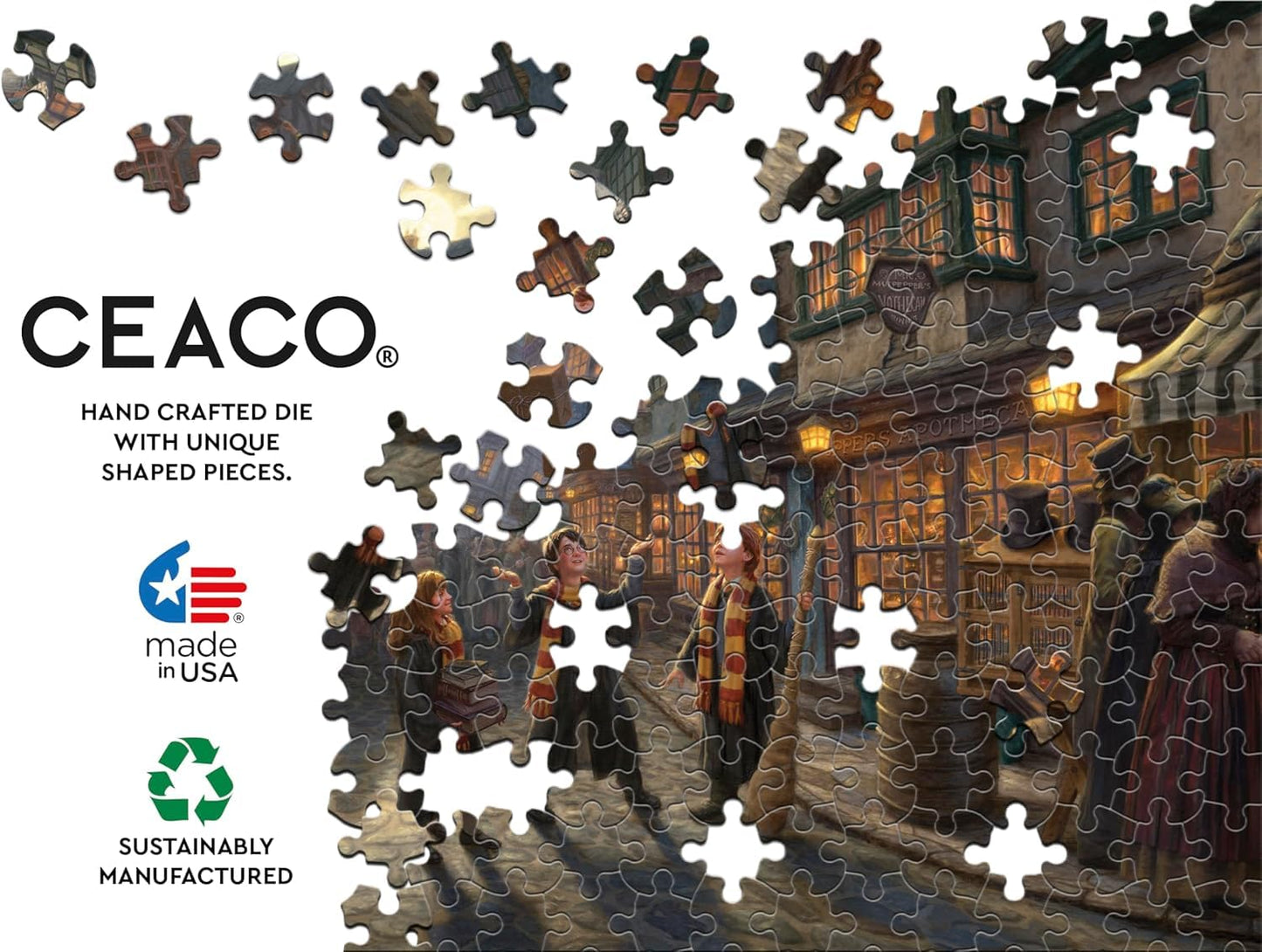 Ceaco - Thomas Kinkade Harry Potter - Diagon Alley - 1500 Piece Puzzle