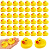 Rubber Ducks Bath Toys 50PCS Mini Ducks Bulk for Kids Baby Shower Decorations Birthday Party Favors Gift Classroom Summer Beach Pool Activity Carnival