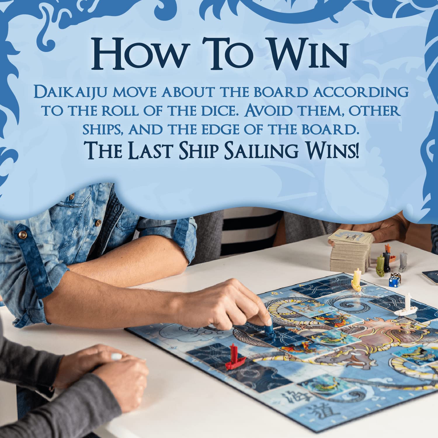 Tsuro of the Seas - Path-Building Strategy Board Game with Sea Monsters | Tile-Laying Adventure for 2-8 Players Ages 8+ | 30-45 Minute Gameplay